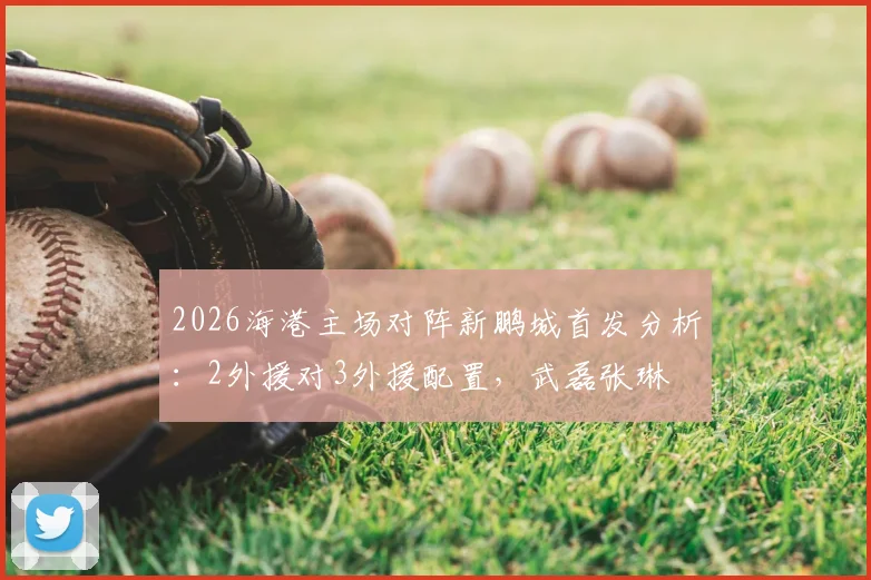 2026海港主场对阵新鹏城首发分析:2外援对3外援配置,武磊张琳芃为何替补?周定洋魏震首发解读